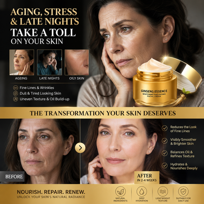 💎 Gold Ginseng Anti-Aging Face Cream – Firming, Hydrating & Skin Renewal Moisturizer-OKN